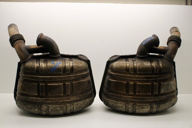 2001-2004 Porsche 911 996 C4S EXhaust Muffler Right Left Pair Modified Bypass OEM