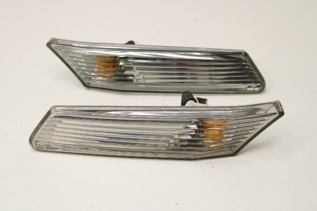 2005-2008 Porsche 911 997 Boxster Cayman 987 Side Marker Lights Pair Clear Pair OEM