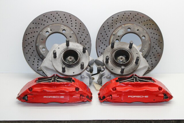 Porsche 911 964 993 Gt2 Rs Front Spindles Uprights Hubs Calipers Rotors Brembo OEM