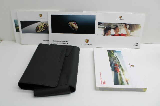 2017 Porsche Cayman 718 Owner Manual And Case OEM