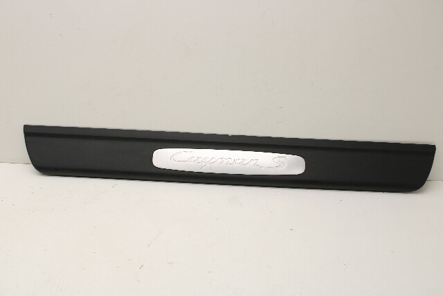 2005-2012 Porsche Cayman Door Sill Entry Molding "Cayman S" - 98755130307 OEM