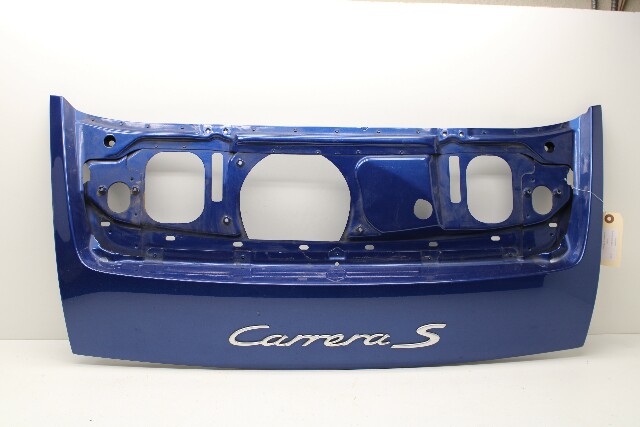 2009-2012 Porsche 911 997.2 Engine Lid Bare Aqua Blue OEM