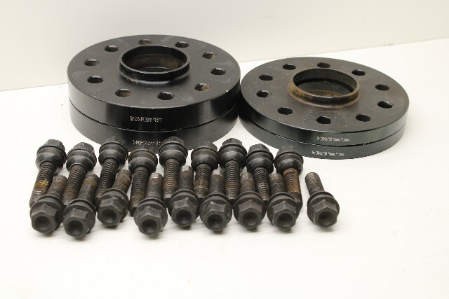 Porsche Wheel Rim Spacers 25mm 15mm 5X130mm 18 Lug Nuts