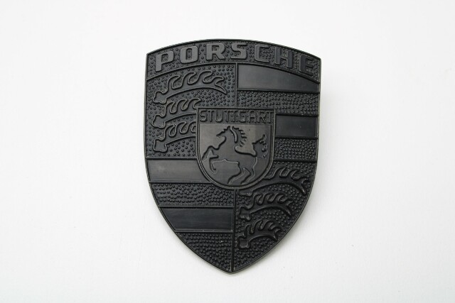 Porsche 911 Boxster Cayman Cayenne Hood Crest Emblem Badge Painted OEM