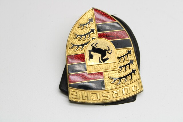 Porsche 911 Boxster Cayman Front Hood Emblem Crest Emblem Badge OEM