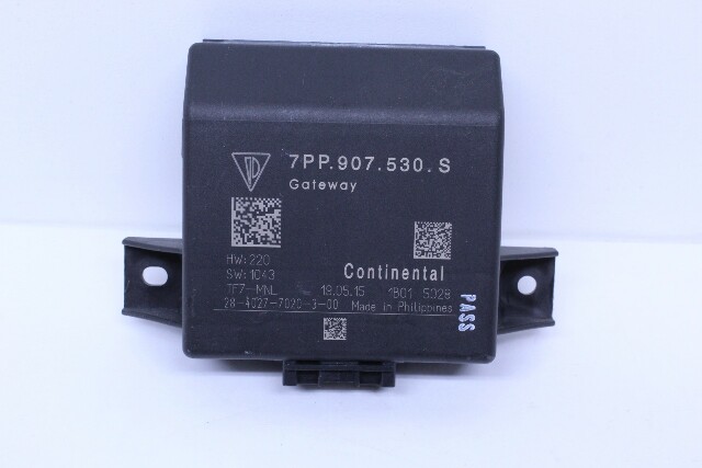 2016 Porsche Cayman 981 Gateway Control Module - 7PP907530S OEM