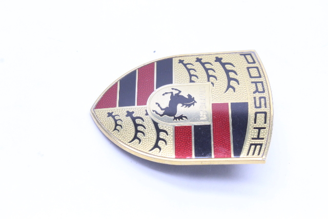 Porsche 911 991 Boxster Cayman Cayenne Hood Crest Emblem Badge - 99755921101 OEM