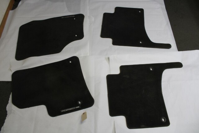 2003-2010 Porsche Cayenne Floor Mat Carpet Set Black OEM Used