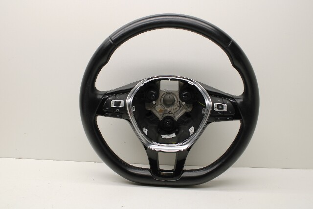 2015 2016 2017 Volkswagen Jetta Steering Wheel Flat Bottom - 5C0419091BL OEM