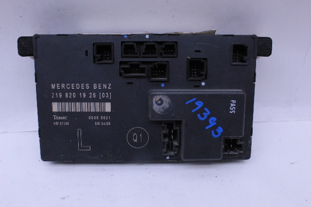 2008 Mercedes Benz CLS550 W219 Front Door Control Module Left OEM