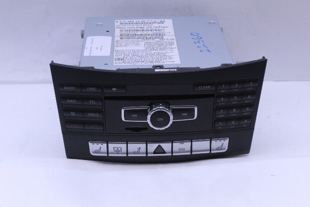 2014 Mercedes E350 W212 Radio Stereo Control Head Unit OEM