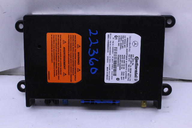 2014 Mercedes E350 W212 Mobile Phone Control Module - 2229006003 OEM