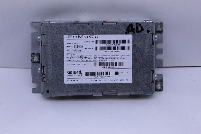 2011 Jaguar XK Sirius Satellite Control Module OEM