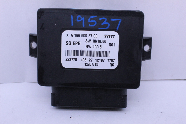 2013 Mercedes Benz Slk250 R172 Parking Brake Control Module - 1669002700 OEM