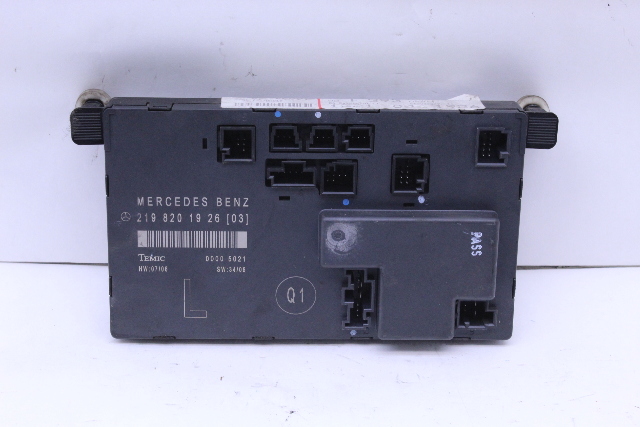 2008 Mercedes Cls550 W219 Front Door Control Module Left - 2198201926 OEM