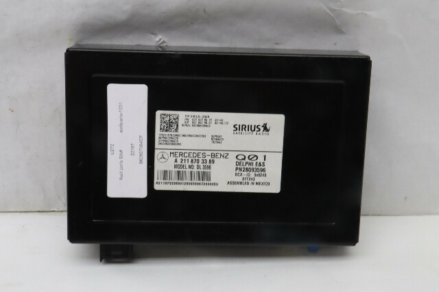 2008 Mercedes CLS550 W219 Sirius Satellite Radio Module OEM