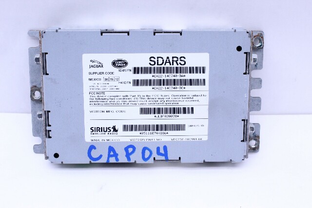 2013 Jaguar Xkr Satellite Radio Receiver Module - CH2214C740BA OEM
