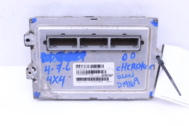 2001 Jeep Grand Cherokee Engine Computer Module ECU ECM DME - 56044690AF OEM