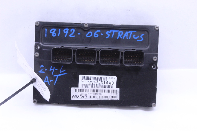 2006 Dodge Stratus Engine Computer Module ECU ECM DME