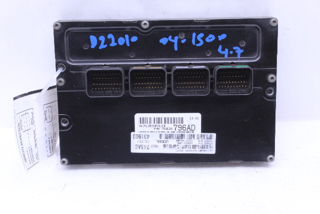 2004 Dodge Ram 1500 Engine Computer Module ECU ECM DME OEM