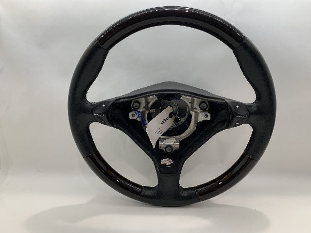 99-04 Porsche 911 996 Boxster 986 Steering Wheel 3 Spoke Tiptronic Wood Cracked OEM Used