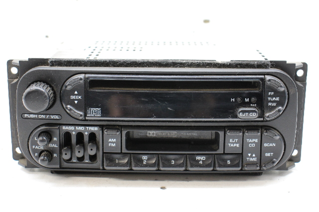 Dodge Chrysler Jeep AM FM Radio Cassette Player 04858540AH OEM