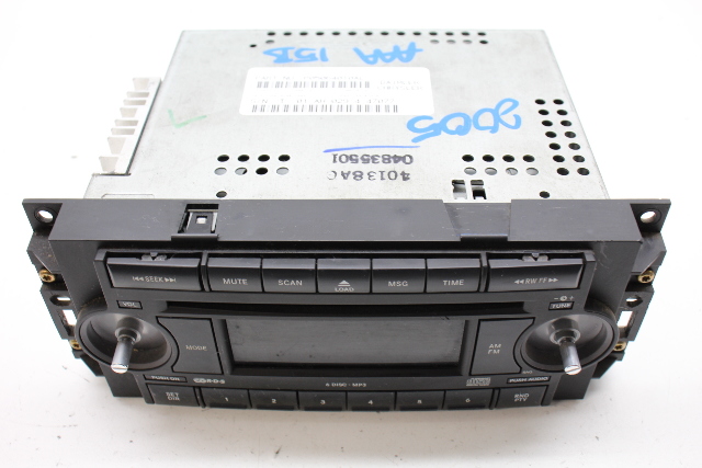 Dodge Chrysler AM FM Radio 6 Disc CD MP3 Audio Tuner Head Unit 05064010AL OEM