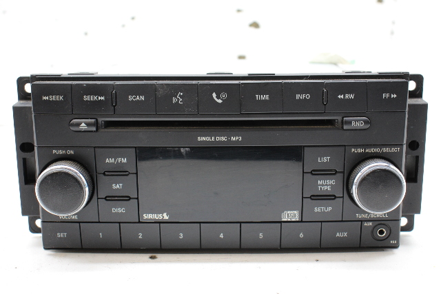 Dodge Chrysler Jeep AM FM Radio MP3 CD Receiver 05064420AF OEM