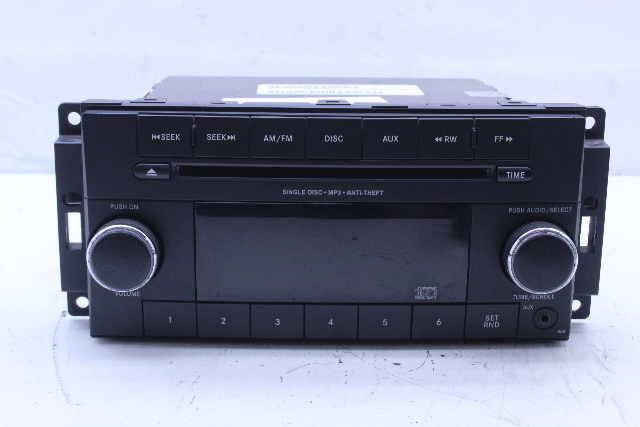 Dodge Chrysler AM FM Radio CD MP3 Receiver 05091195AB OEM