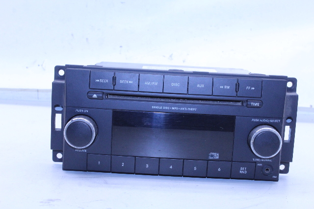 Dodge Jeep AM FM Radio Audio CD Player P05091195AB OEM