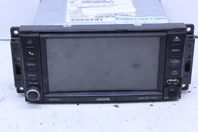 2012 Volkswagen Routan AM FM DVD HDD Nav Navigation Player 7B0035198Q