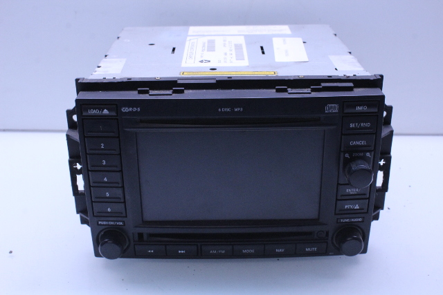 Dodge Chrysler AM FM 6 Disc MP3 Nav Navigation Head Unit 56038646AJ OEM
