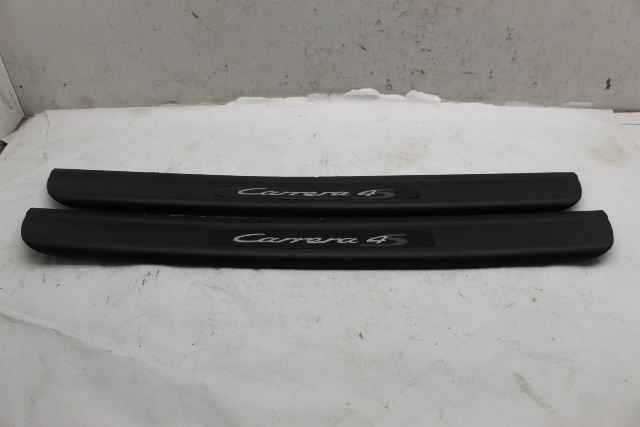 2002 2003 2004 Porsche 911 996 Door Sill Trim Plate Carrera 4S Pair OEM