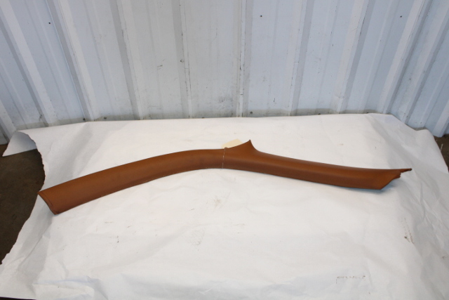 1999-2004 Porsche 911 996 Coupe Left A Pillar Molding Leather Brown OEM