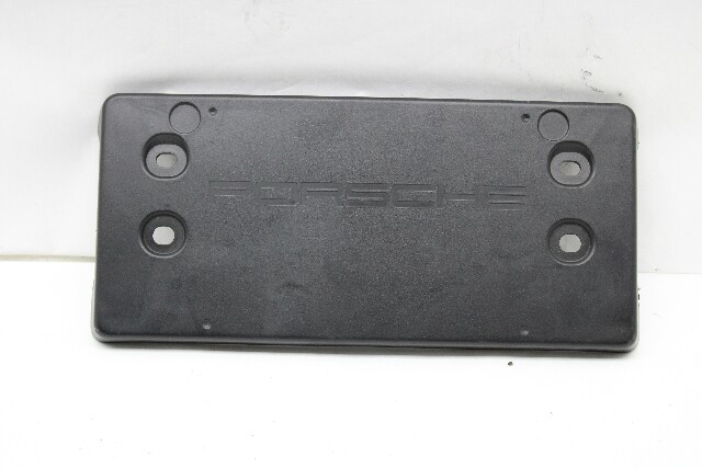 2011-2016 Porsche Cayenne Front Bumper License Plate Holder Bracket OEM
