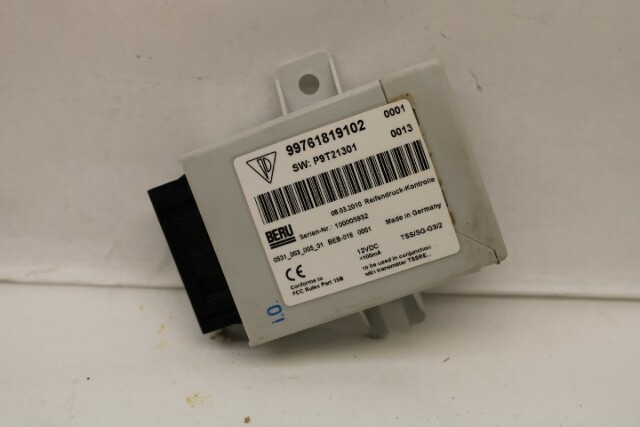 09-12 Porsche 911 Boxster Cayman TPMS Tire Pressure Module 99761819102 OEM