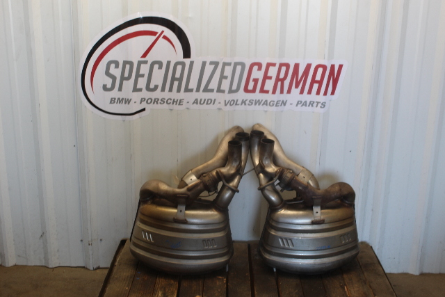 2009 2010 2011 2012 Porsche 911 997.2 Muffler Exhaust Sport Valved Right Left OEM