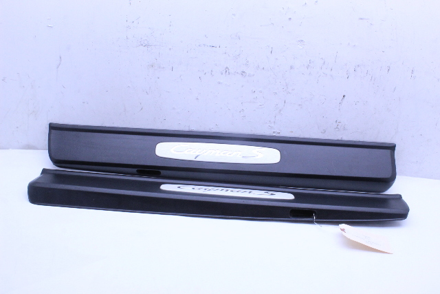 2013 2014 2015 2016 Porsche Cayman Door Sill Scuff Plate OEM