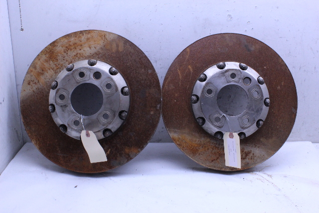 2008 2009 2010 Porsche Cayenne Turbo Front Brake Rotor 2 Piece Sold As Is OEM