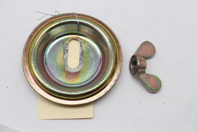 Porsche 911 Boxster Emergency Spare Tire Hold Plate Wing Nut OEM OEM