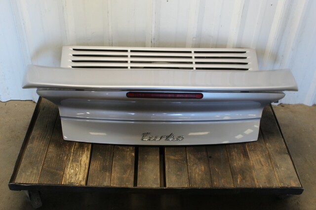 2001-2005 Porsche 911 996 Turbo Spoiler Wing Engine Trunk Deck Lid Complete OEM