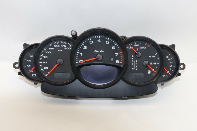 2004 Porsche 911 996 Turbo Speedometer Speedo Instrument Cluster Broken Button OEM