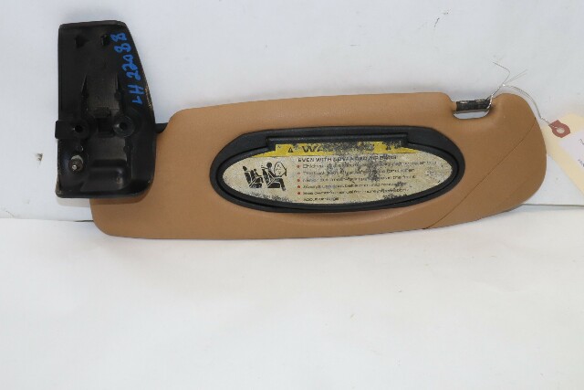 2006-2012 Porsche 911 997 Convertible Sun Visor Left Beige OEM