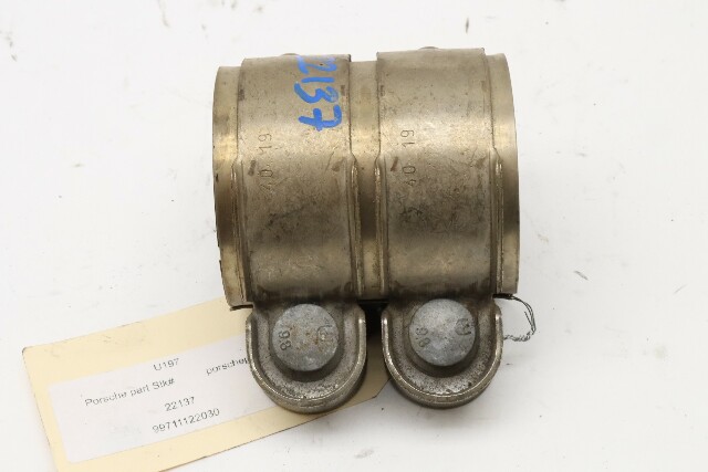2009 2010 2011 2012 Porsche 911 997.2 Exhaust Muffler Clamp Sleeve OEM