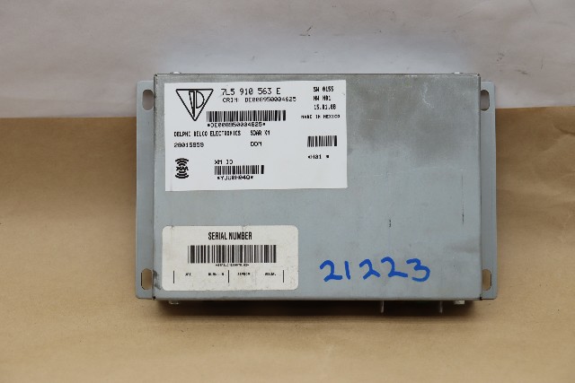 2005-2010 Porsche Cayenne XM Satellite Radio Receiver Module 7L5910563E OEM