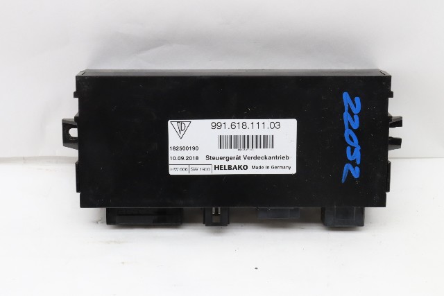 2015 2016 2017 2018 2019 Porsche 911 991.2 Convertible Top Module OEM