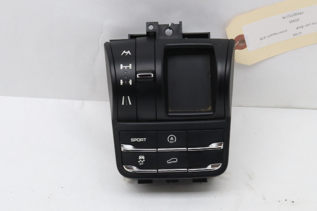 2011 Porsche Cayenne Suspension Sport Mode Traction Switch OEM