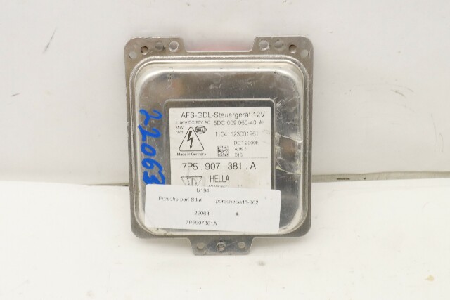 2011 Porsche Cayenne Headlight Ballast Control Module OEM