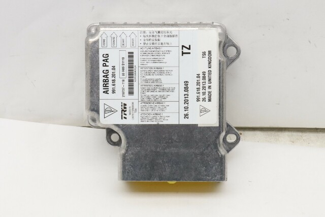 2012-2016 Porsche 911 Boxster Cayman Airbag Computer 99161820104 OEM