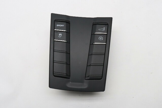 2014-2016 Porsche Cayman Console Traction Sport Spoiler Switch OEM